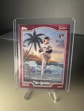 2025 Topps Bob Ross Joy of Baseball HAYDEN BIRDSONG Alizarin Crimson Auto /10 RC