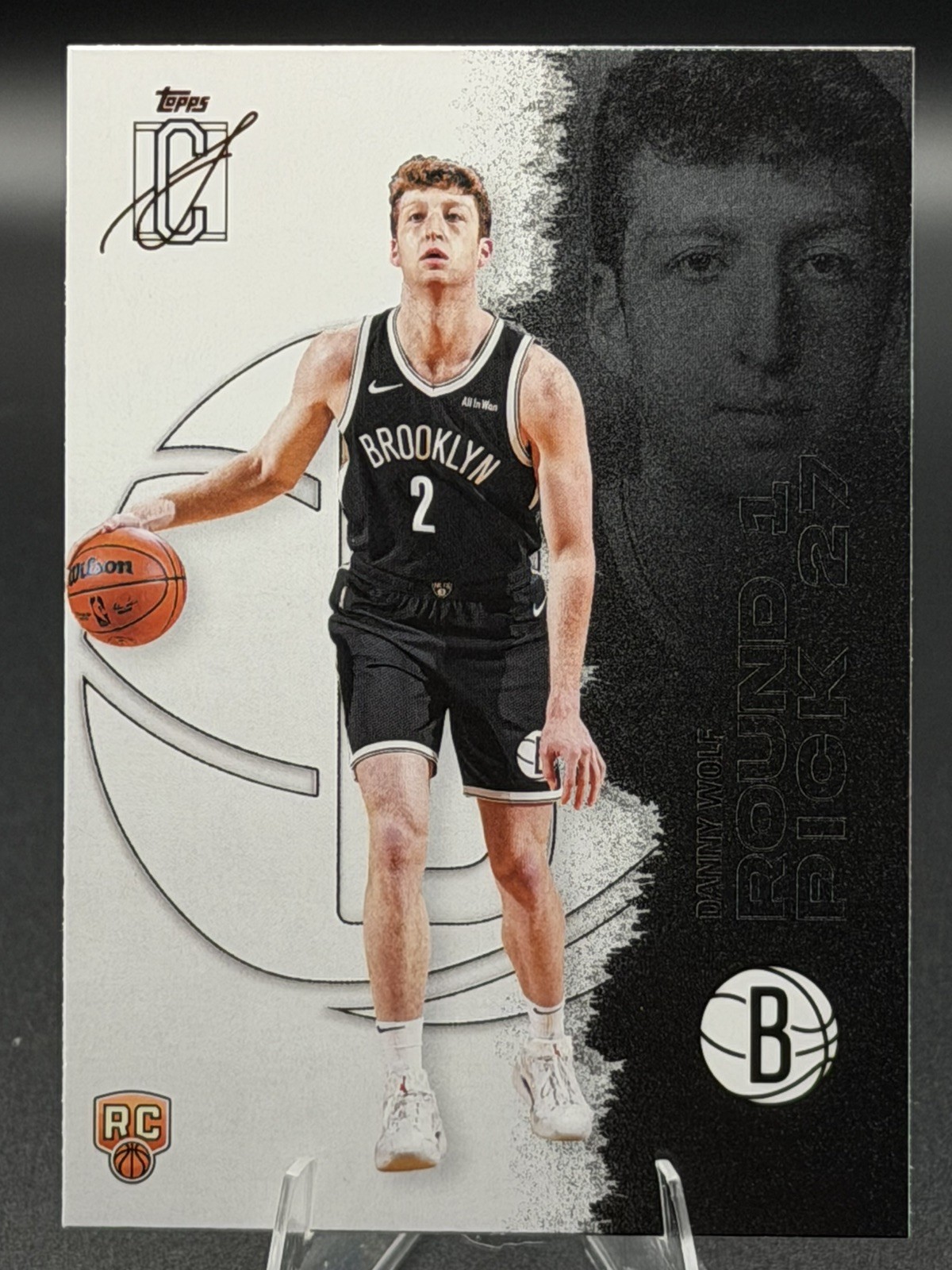 Danny Wolf 2025-26 Topps Signature Class Rookie #123 Brooklyn Nets Rc