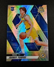 2024-25 Panini Mosaic Basketball Johnny Furphy Silver Prizm RC Rookie Pacers