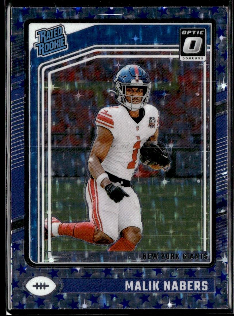 2024 Donruss Optic Stars Parallel Malik Nabers RC New York Giants #271