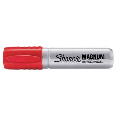 Sharpie 44002 Broad Chisel Tip Magnum Permanent Marker - Red New