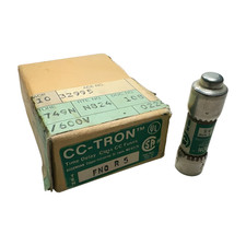  Box of 7 Bussmann Cooper FNQ-R-5 CC-Tron Time-Delay Class CC Fuse, 5A, 600VAC