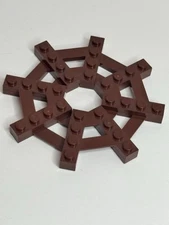 LEGO 15706 - Reddish Brown Wedge Plate 2 Rows of 4 Studs - QTY 8
