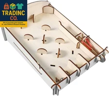 Miniature Pinball Machine Hobbies Self Assembly Desktop Ornament Birthday Creati