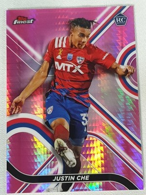Topps Finest MLS 2021 Justin Che  FC Dallas Rookie  100/125