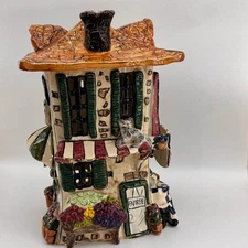 Blue Sky Clayworks Heather Goldminc Cafe Chapeaux Fleuriste Tealight House 2000