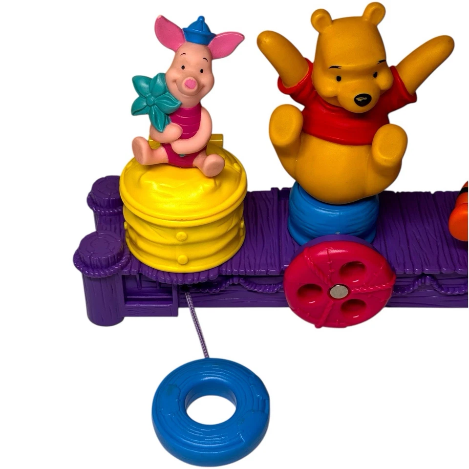 Juguete de actividad interactivo Tigger Pier raro vintage 1999 Disney Winnie The Pooh Foto 2 de 4