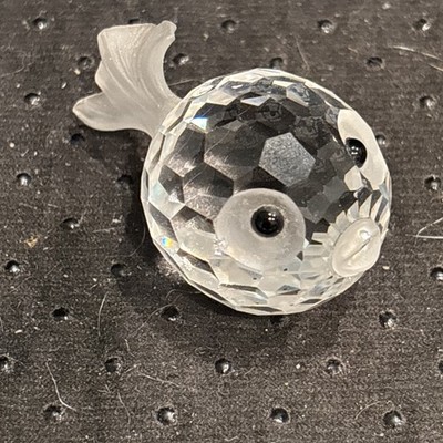 Swarovski Crystal Blowfish Figurine No Box