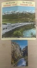 VINTAGE RIO GRANDE RAILROAD PANORAMIC VIEWS BROCHURE & POSTCARD — photo 1