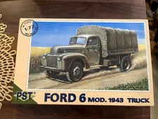 PST 1:72 Scale Ford 6 Model 1943 Truck Model Kit