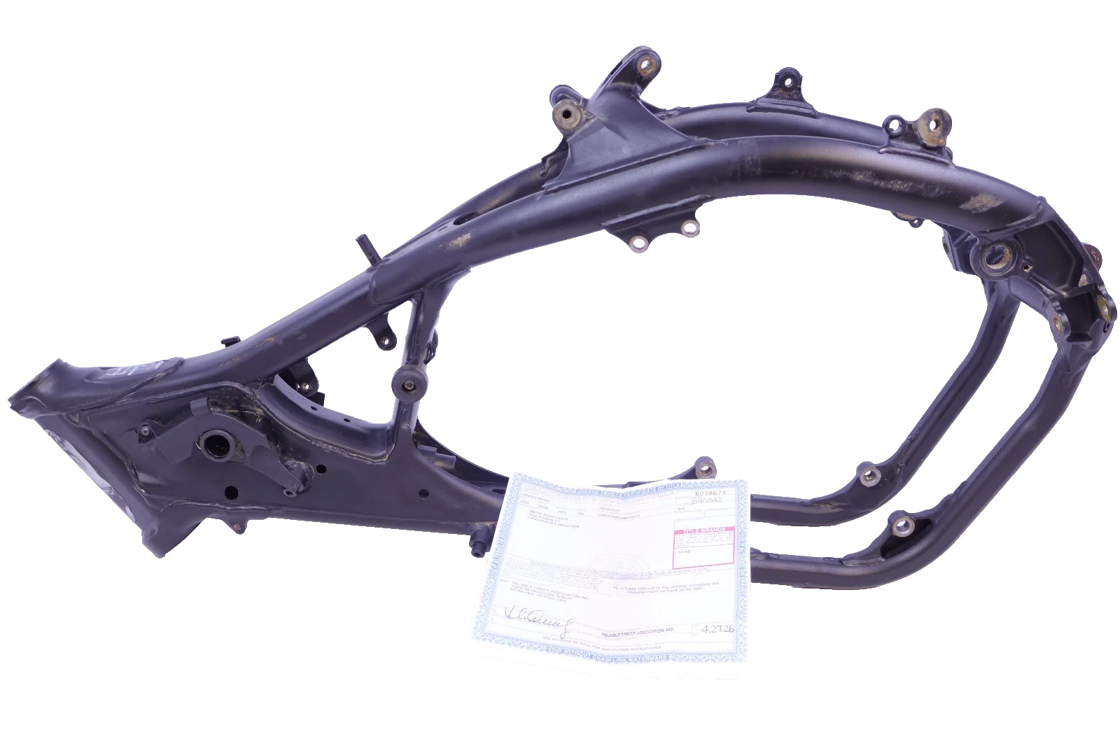 2024 KTM 250 SX-F  Main Frame Chassis With Clean Clear T1TLE
