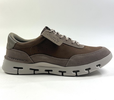 #ad Clarks Nature X One Pebble Brown White Mens 10.5 Shoes Sneakers Comfort 26170264 $46.71