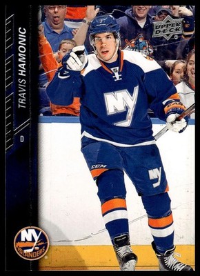2015-16 Upper Deck Travis Hamonic #123