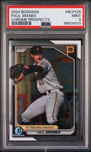2024 Bowman Chrome Prospects Paul Skenes #BCP125 PSA 9 Pirates