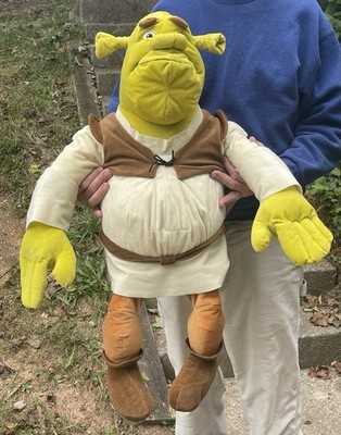 2004 Hasbro DreamWorks Shrek 2  Shrek 25'' Jumbo Plush Please Read