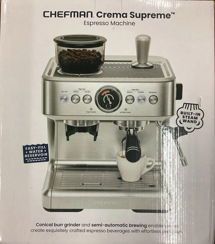 Chefman CREMA Supreme, model RJ54-G-S