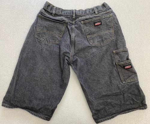 Vintage Dickies Shorts Men’s 32x14 Carpenter Denim Gray Y2K Baggy Loose Skater