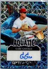 2025 Leaf Gabe Gaeckle Optichrome Baseball Aquatic 1/1 Auto