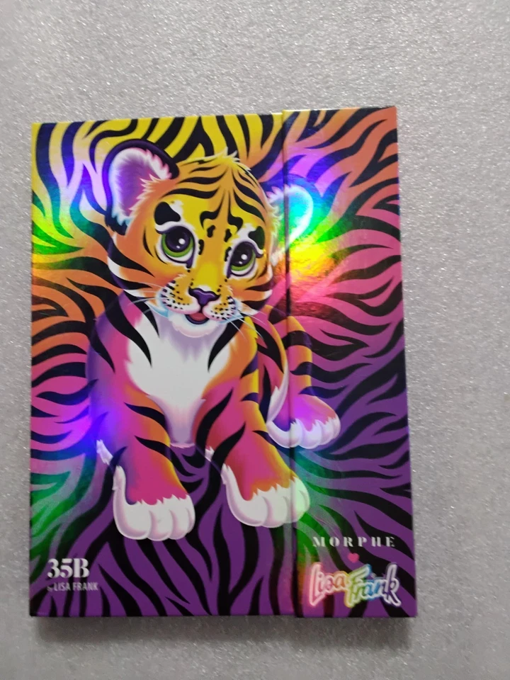 Paleta de sombras de ojos Morphe X Lisa Frank 35B Artistry Rainbow Forrest The Tiger nueva Foto 3 de 4