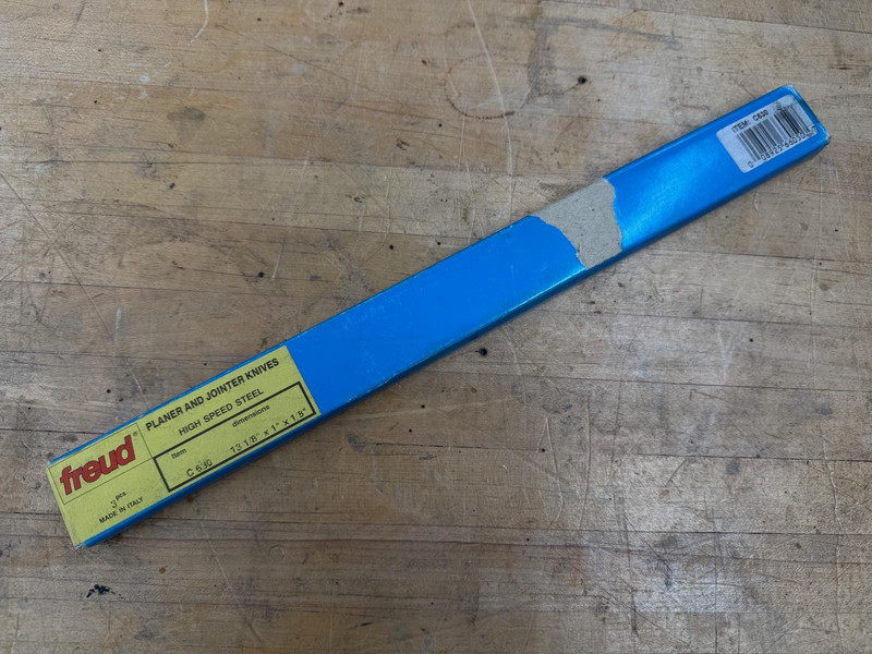 Freud C630 13-1/8" (L) High Speed Steel Industrial Planer and Jointer Knives