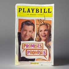 PROMISES, PROMISES Playbill Broadway Theatre, July 2010 ORCH Ticket, Cast Auto?