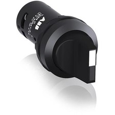 1pk ABB C2SS2-10B-20 Selector Switch, 2 Pos, 90 Deg, Black Plastic Bezel, 2