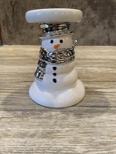 Bath & Body Works Small Snowman Pedestal Candle Holder-