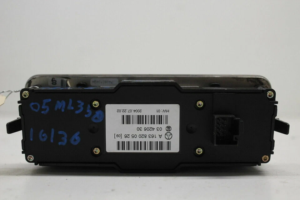 Mercedes Benz Ml320 Ml55 Ml500 Ml350 2003 climatizador trasero negro Foto 2 de 4