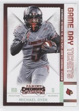2015 Panini Contenders Draft Picks Game Day Tickets Michael Dyer #62 0w8