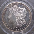 1886 "S" Morgan SILVER Dollar $1 PCGS AU55 #579 About Uncirculated ECC&C, Inc.