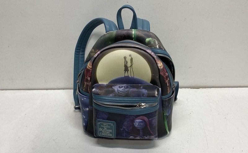 Loungefly Women's Multicolor Jack Skellington Sally Faux Leather Mini Backpack