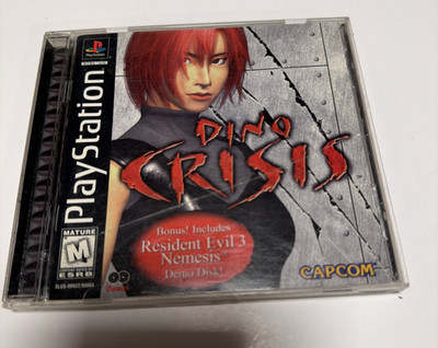 Dino Crisis (Sony PlayStation 1, 1999) PS1 Working TESTED USED CIB