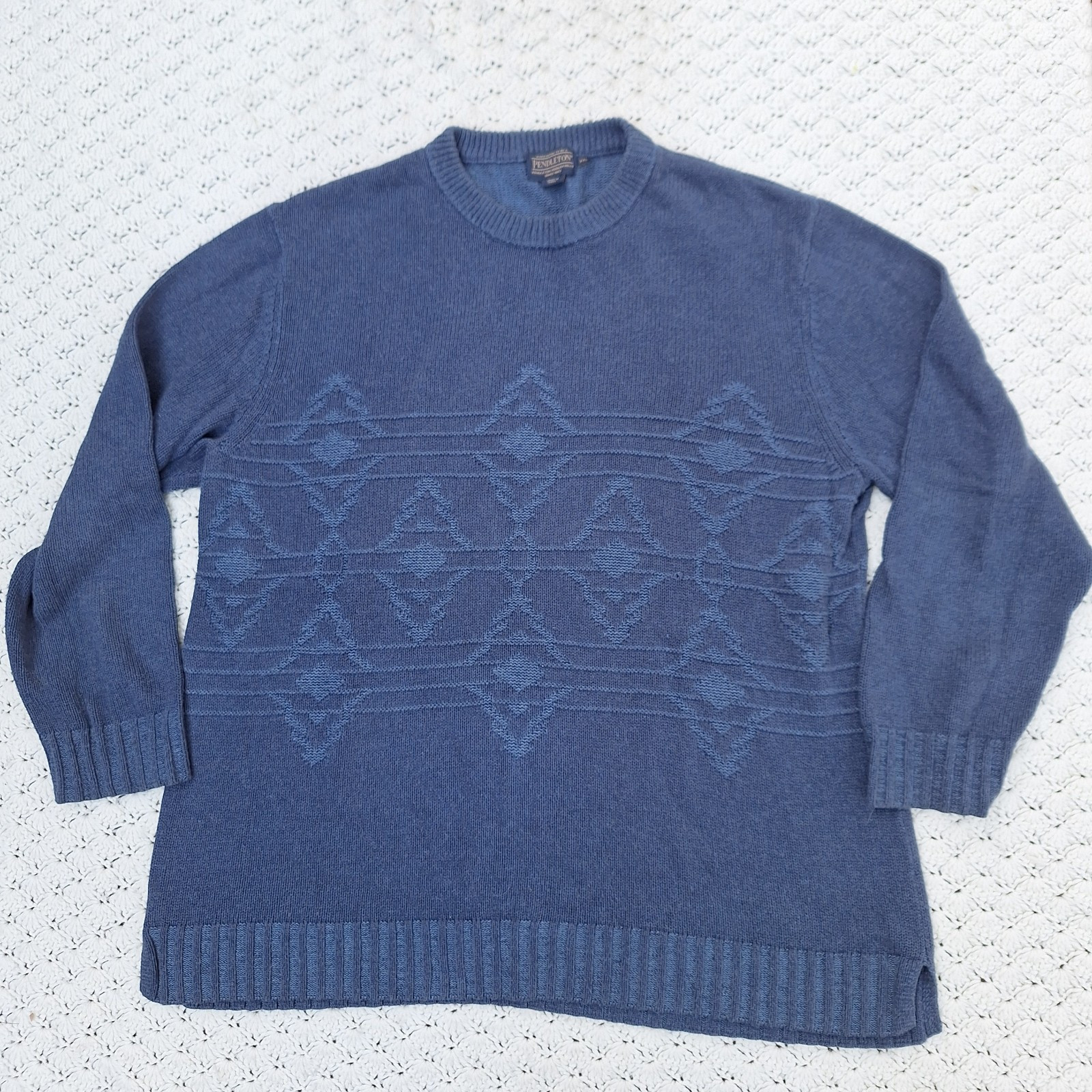 Pendleton Mens Cotton Aztec Pattern Crewneck Swea… - image 2