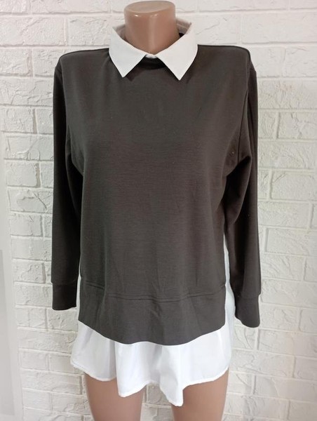 Women French Connection Sweater Grey 36 / S / 44 #8LQ3