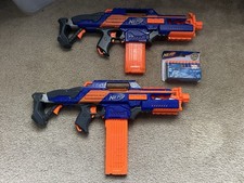 Nerf N Strike Elite Motorized Rapidstrike CS-18 Bundle of 2 Blasters Tested
