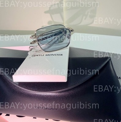 2026 GentleMonster Pocket - Tarx 02(B) Silver Frame Blue Lenses | eBay