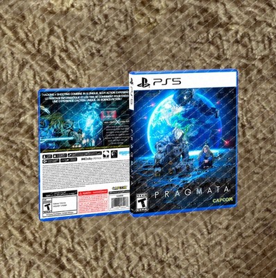 Pragmata PS5 CUSTOM COVER ART & CASE NO GAME