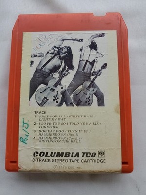 Ted Nugent Free-For-All 8 Track Tape PEA 34121 *Very Good*