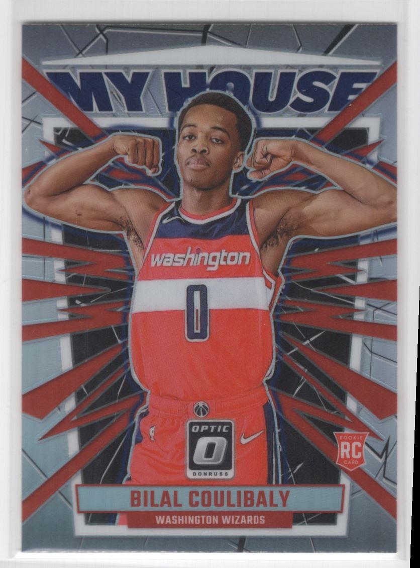 2023-24 Donruss Optic My House Silver Holo Bilal Coulibaly Rookie Washington
