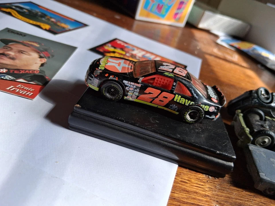 ¡Letrero de neón Texaco, rueda caliente y auto comercial! ¡Raro! Foto 2 de 3