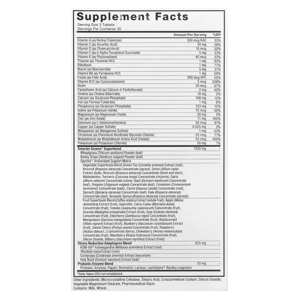 Smarter Greens®, 90 comprimidos Foto 2 de 4