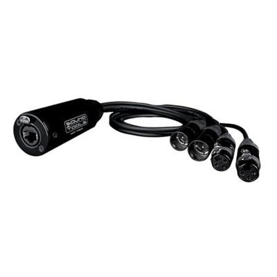  CAT Tails FMX   4 Channel 2 Male + 2 Female XLR to EtherCON Send Receive
