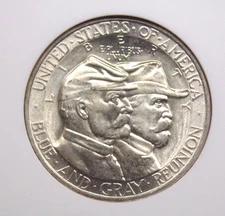 1936 Commemorative *GETTYSBURG* Half Dollar 50c NGC MS64 CAC #005 BU ECC&C, Inc.