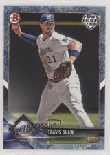 2018 Topps Holiday Bowman White Snow /50 Travis Shaw #TH-TSH s7f