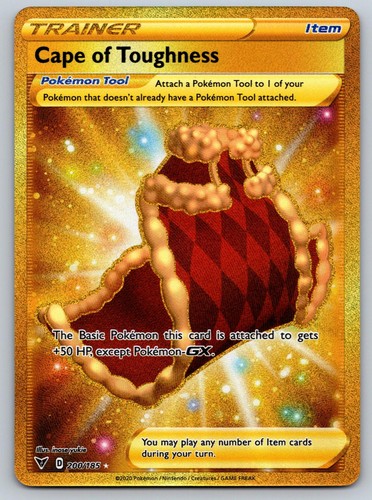 Cape of Toughness 200/185 Secret Rare Vivid Voltage Pokemon Holo Near Mint