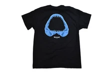 Death Coast Supply Company Mens Shark Jaws Bite Black Shirt New S-3XL