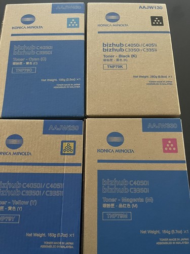 Konica Minolta TNP79 Toner-Set - Gelb, Magenta, Cyan, Schwarz (4er-Pack) - Bild 13 von 21