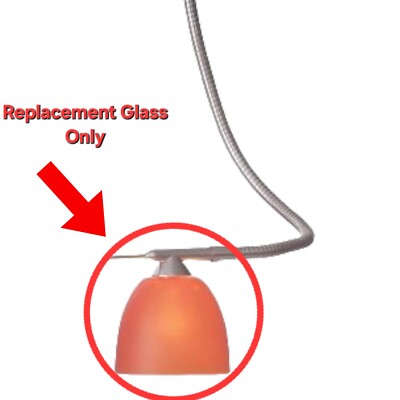 George Kovac Replacement Tangerine Glass by Minka GKSH2152 GK LIGHTRAIL GLASS