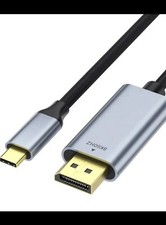 USB C to DisplayPort  Cable 2m ,  [8K@60Hz, 4K@144Hz] Thunderbolt 4/3 to DP...