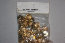Modern Metal Button, Anchor, Gold, 36 count, NEW, C & C Metal Products,USA